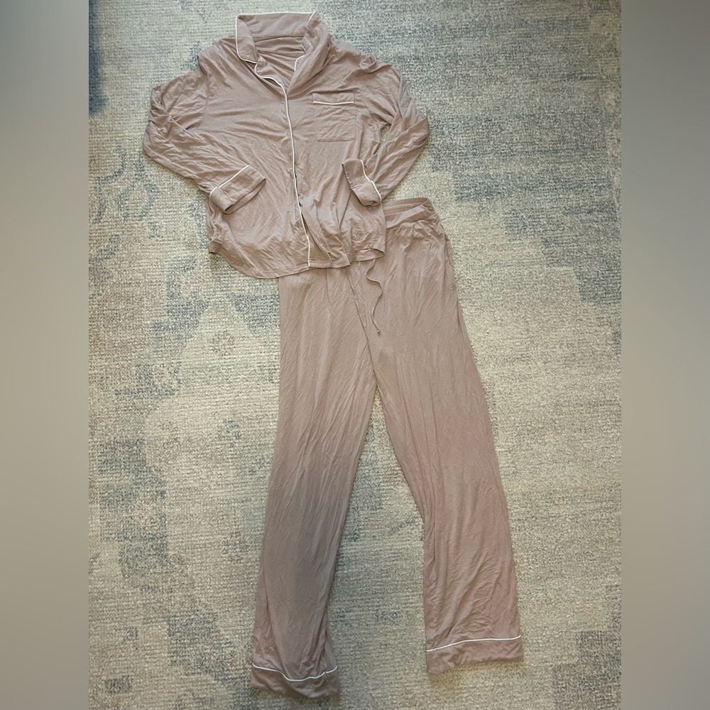 Pink Cozy Earth PJ Set - Worn Once
